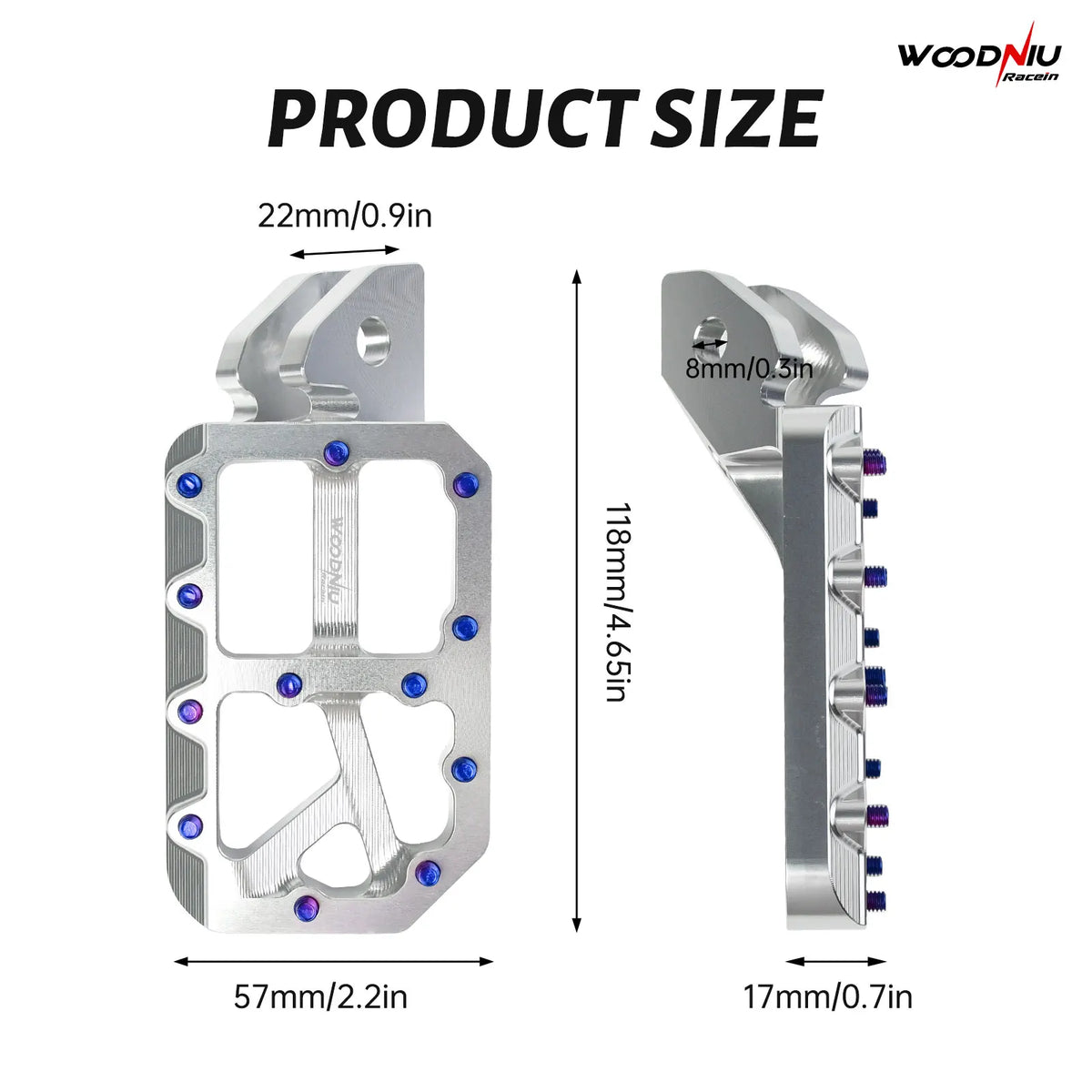 Titanium Foot Pegs