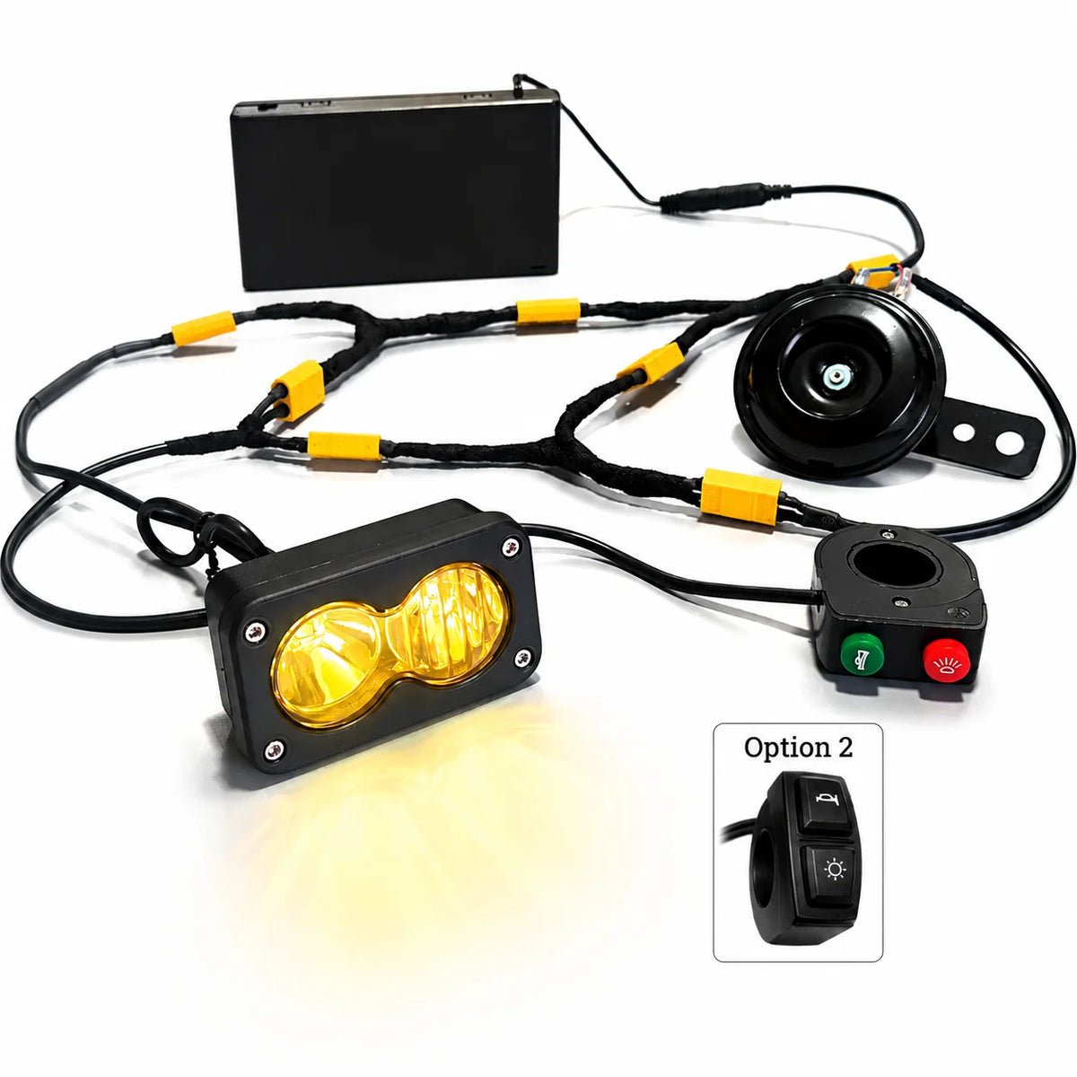 Battery Powered Baja Light and Horn
