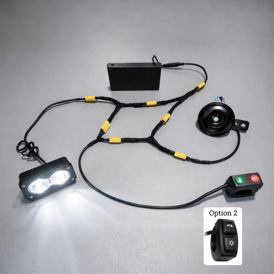 Battery Powered Baja Light and Horn