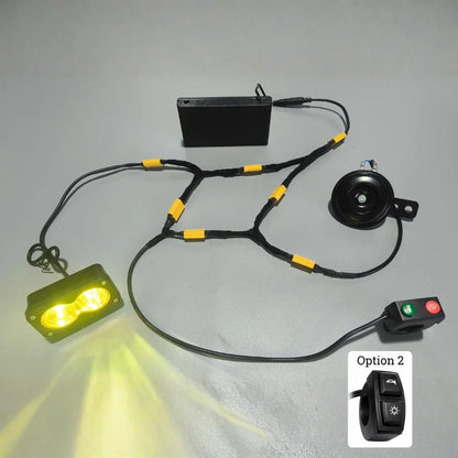 Battery Powered Baja Light and Horn